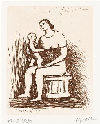 HENRY MOORE Mother and Child.